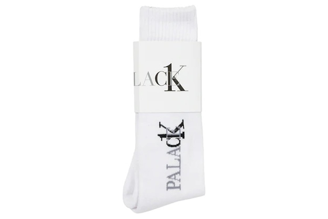 Pre-owned Palace Ck1 Socks Classic White