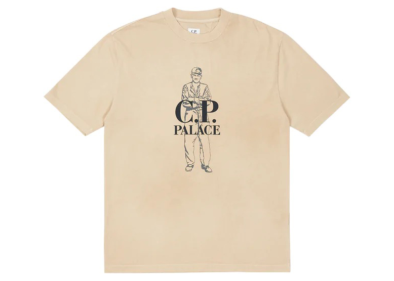 Palace C.P. Company Logo T-Shirt Navy メンズ - FW22 - JP