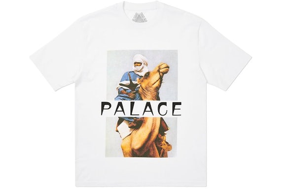 T-shirt Palace Camel Blanc