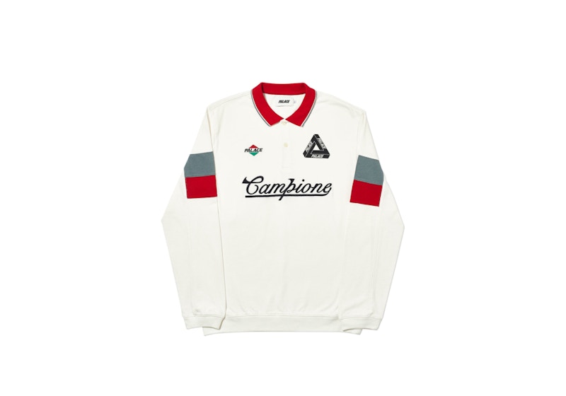 Palace Campione Crew White Men's - FW18 - US