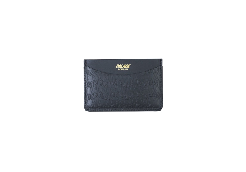 Palace Card Holder Black Black - FW17 - US