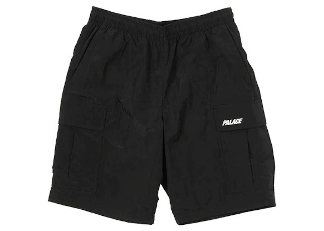 Pre-owned Palace Cargo Shell Shorts Black