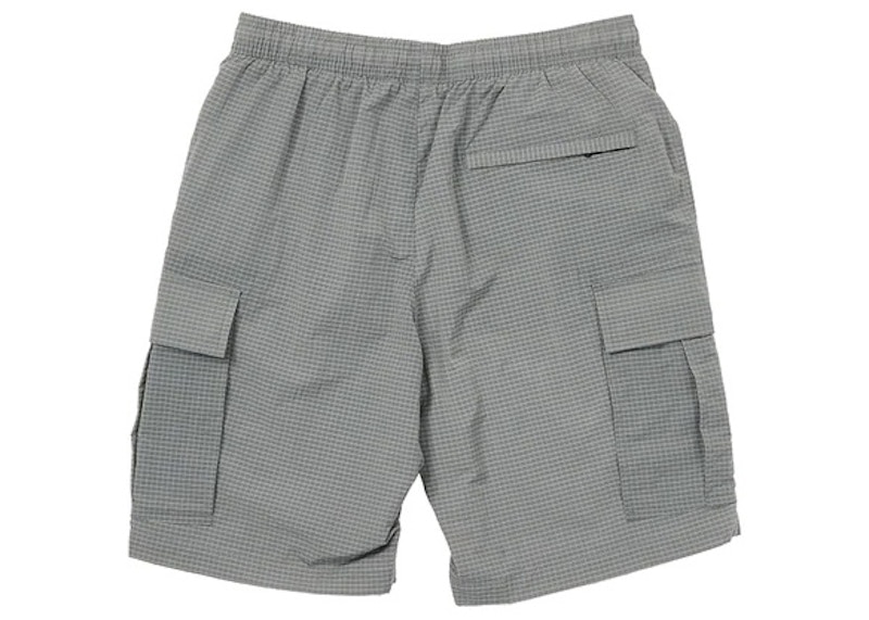 Palace Cargo Shell Shorts Grey Men's - SS22 - GB