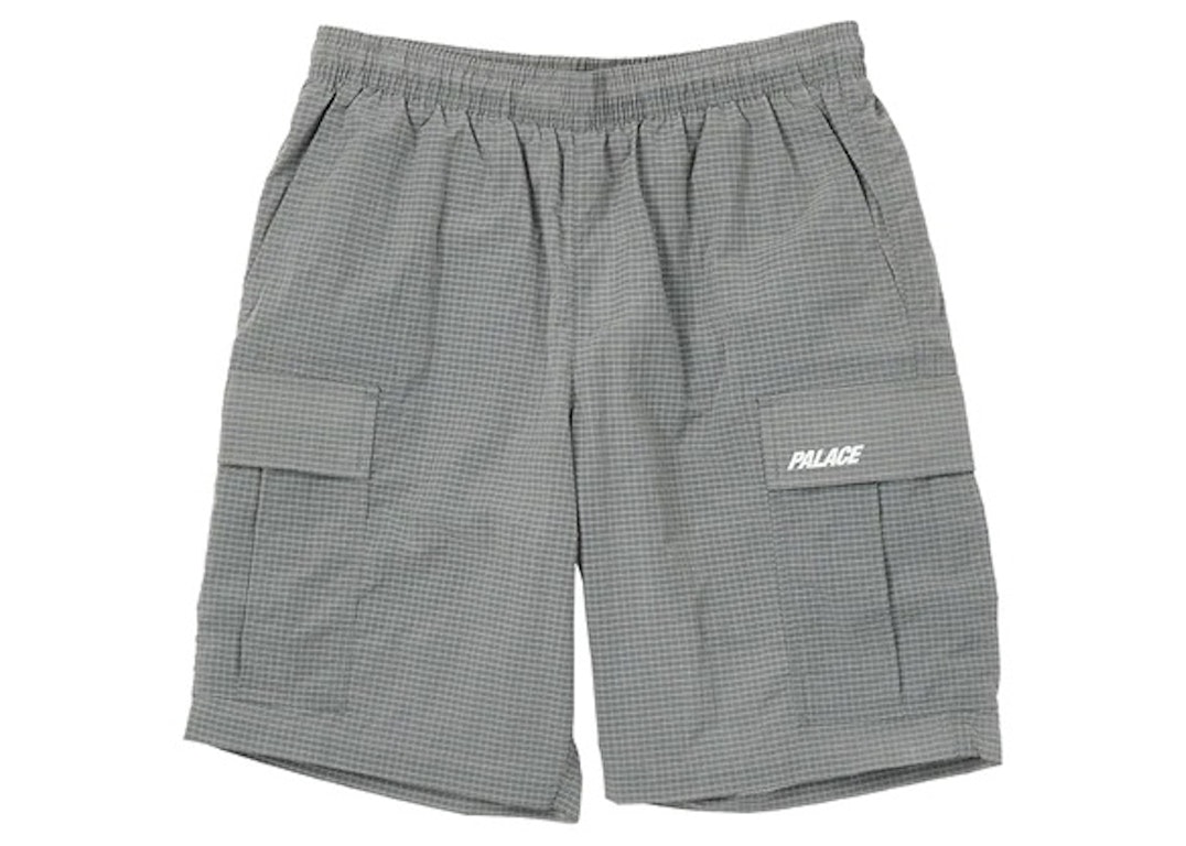 Pre-owned Palace Cargo Shell Shorts Grey