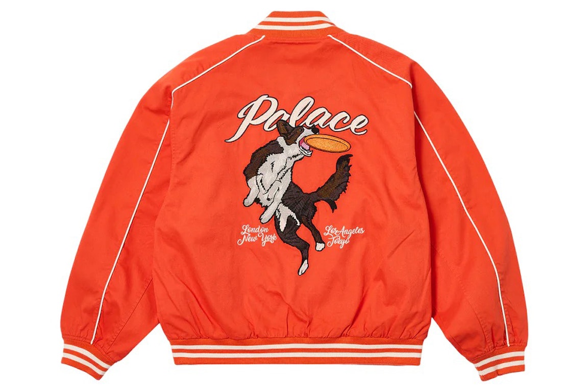 Pre-owned Palace Catch It Bomber Jacket Jaffa