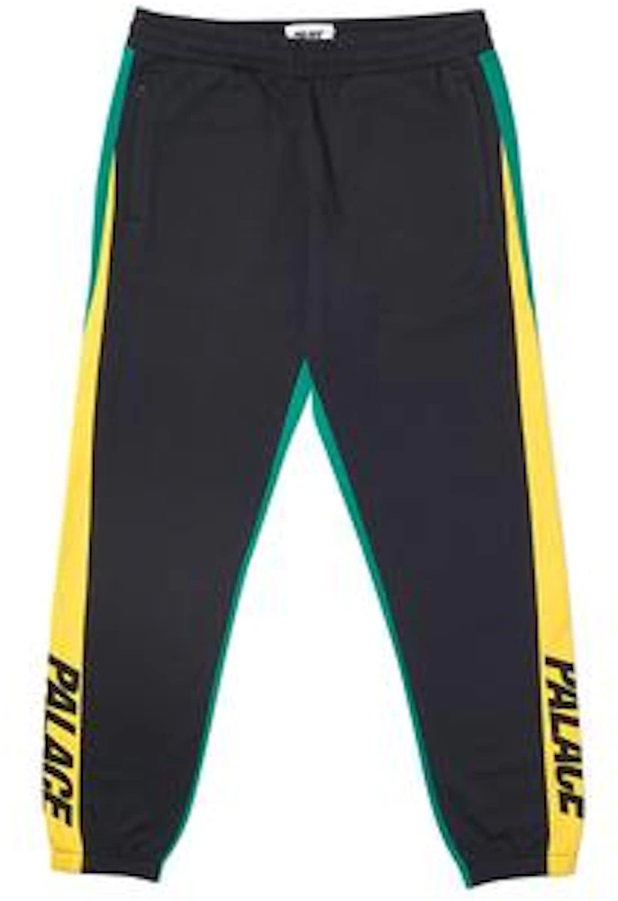 Palace Catch Up Joggers Yellow/Green Men's - FW19 - US