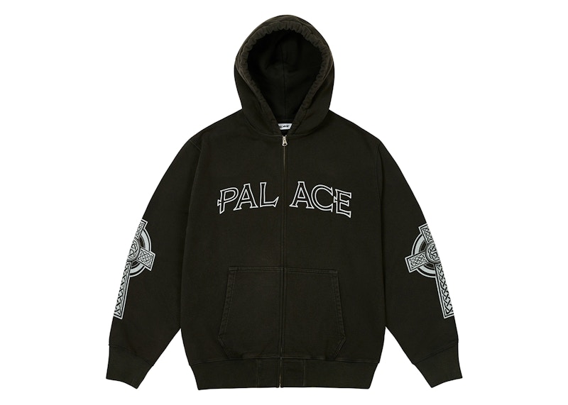 Palace Celtic Zip Hood Black メンズ - SS24 - JP