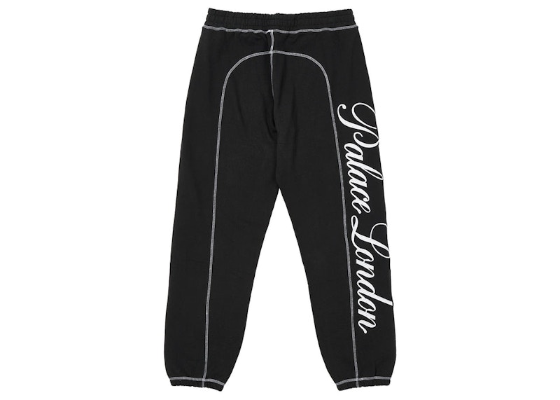 Palace Chain Stitch Joggers Black Men's - SS22 - GB