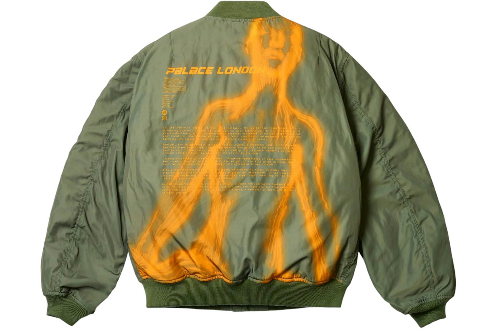 Palace Chakra Rave Jacket The Deep Green Men's - SS25 - US