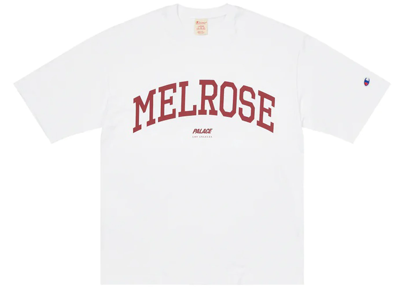 Palace Champion Shop Melrose T-shirt Los Angeles White Men's - FW22 - US