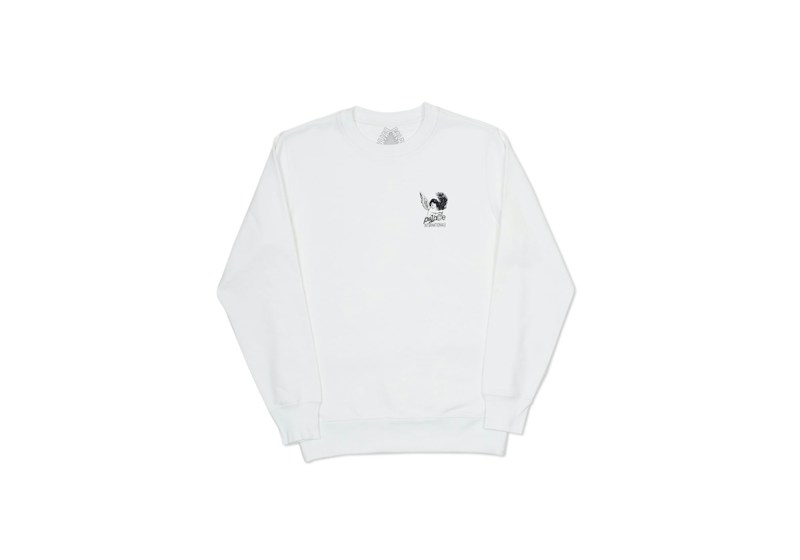 Palace Cherub Frame Crew White
