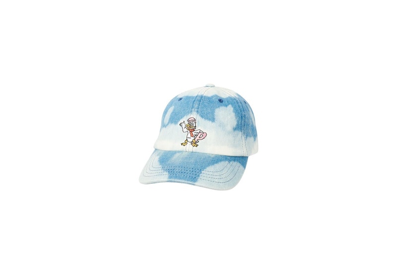 supreme bleached denim hat