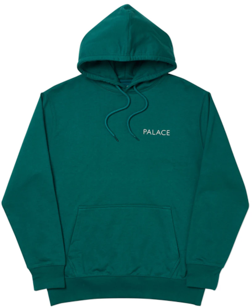 Palace Chip Hood Forest Green Men's - FW18 - US