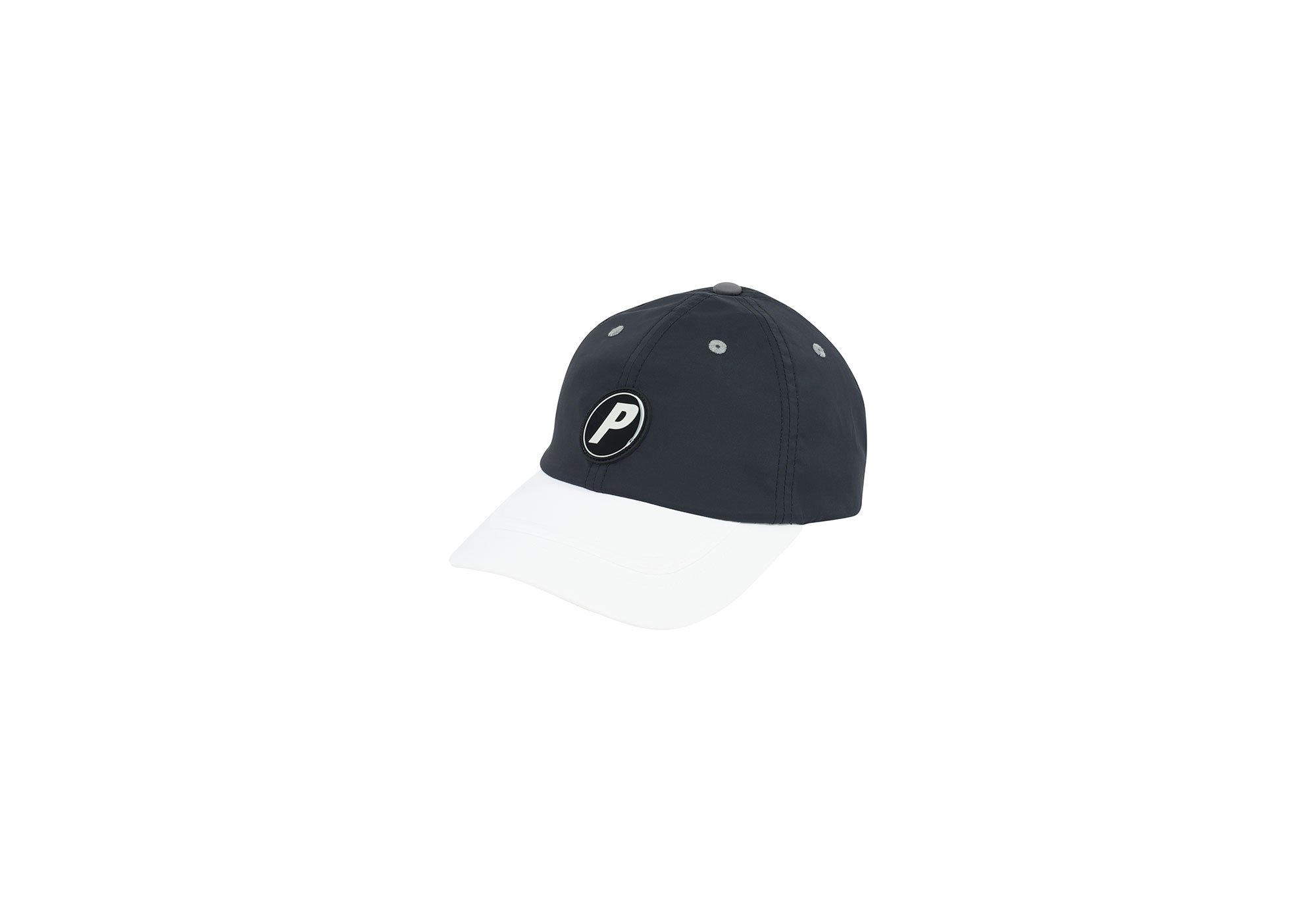 Palace Circle Shell 6-Panel Black/White 男士- FW18 - TW