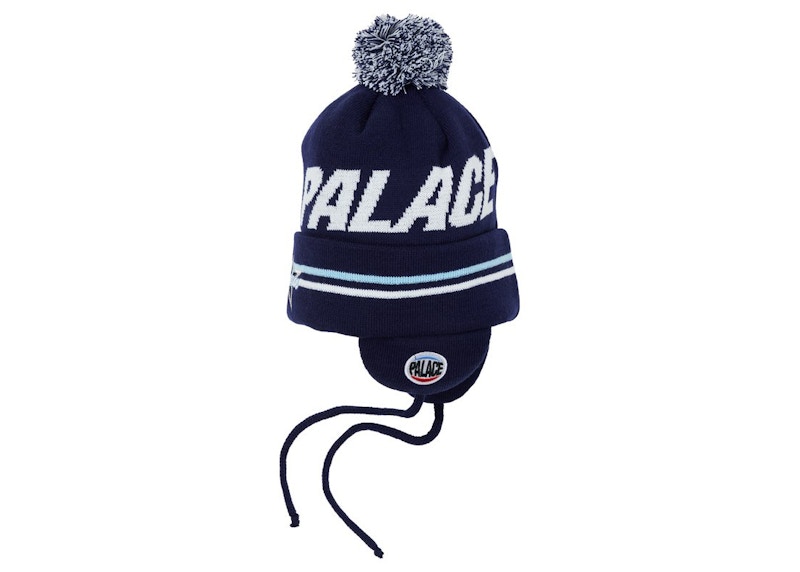 Palace City Earflap Beanie Navy - FW21 - US