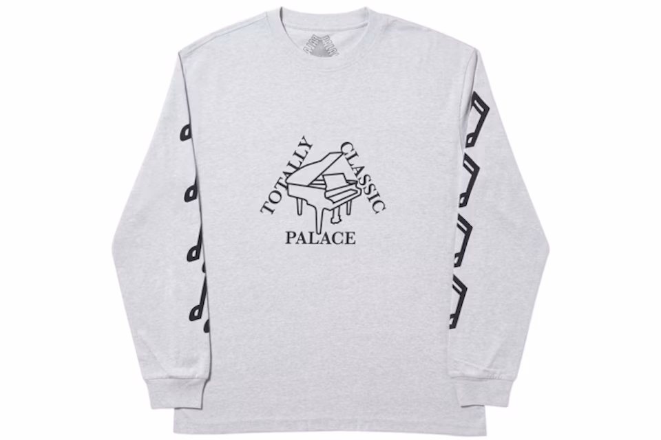 Palace Classic Longsleeve Grey Marl