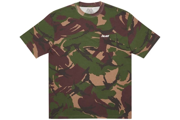 Palace Classic Pocket T-Shirt Tarnfarbe