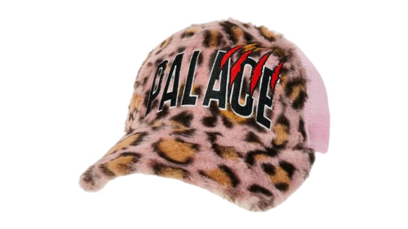 Palace Claw Furry Trucker Leopard Pink Men's - FW25 - US