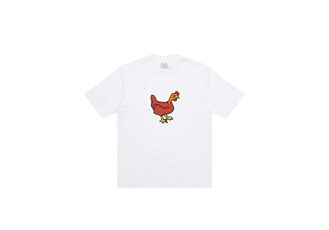 Pre-owned Palace Clucking T-shirt White
