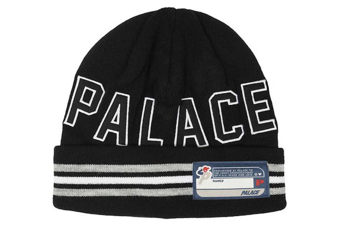 Pre-owned Palace College Beanie Black