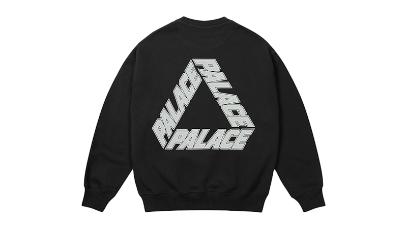 【美品 L】Palace P-3 CREW クルーネック スウェット Palace Collegiate P3 Crew Black Men's - FW25 - US