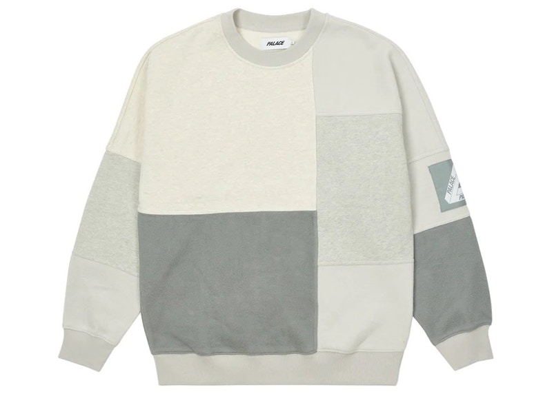 Palace Colour Block Crew Grey