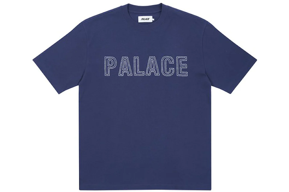 Palace Contrast Stitch T-shirt Navy