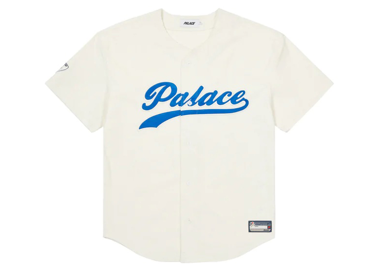 Palace Cord Baseball Jersey Stone - FW22 - US