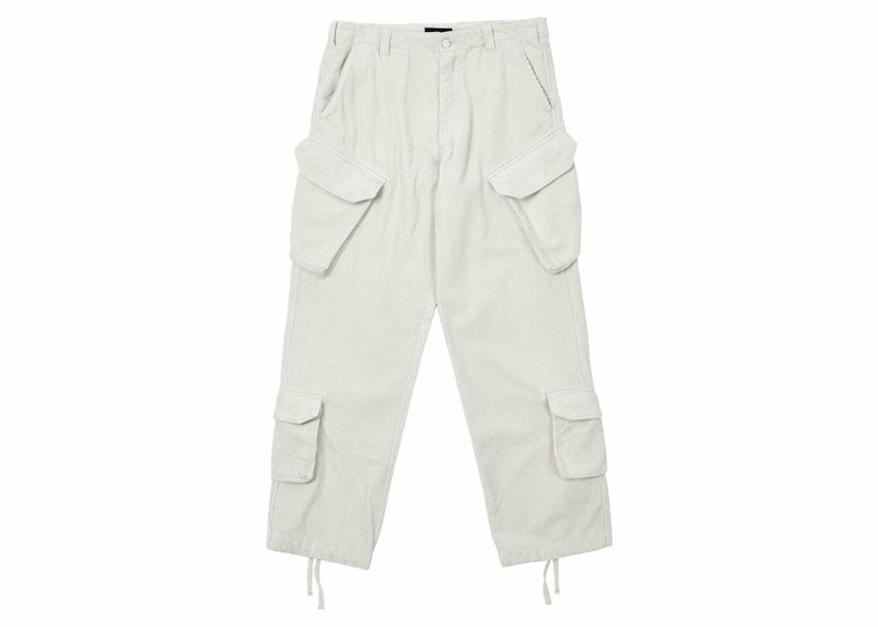 stone cord cargo trousers