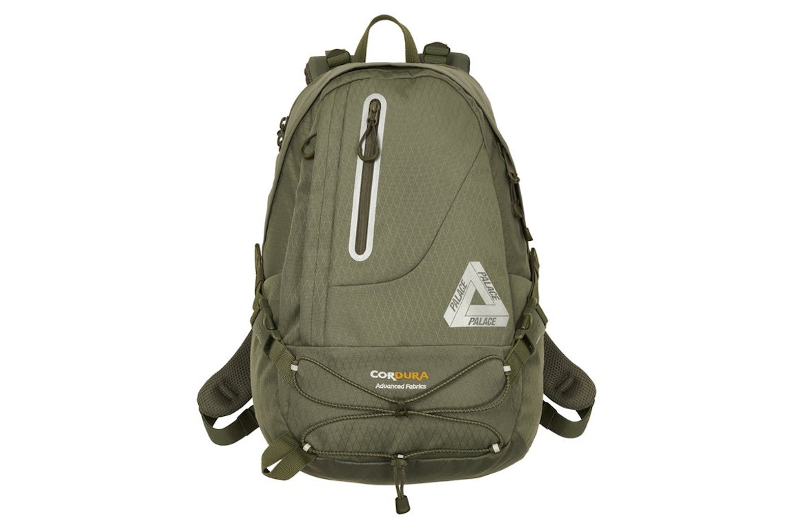 Pre-owned Palace Cordura Double Diamond Backpack Olive