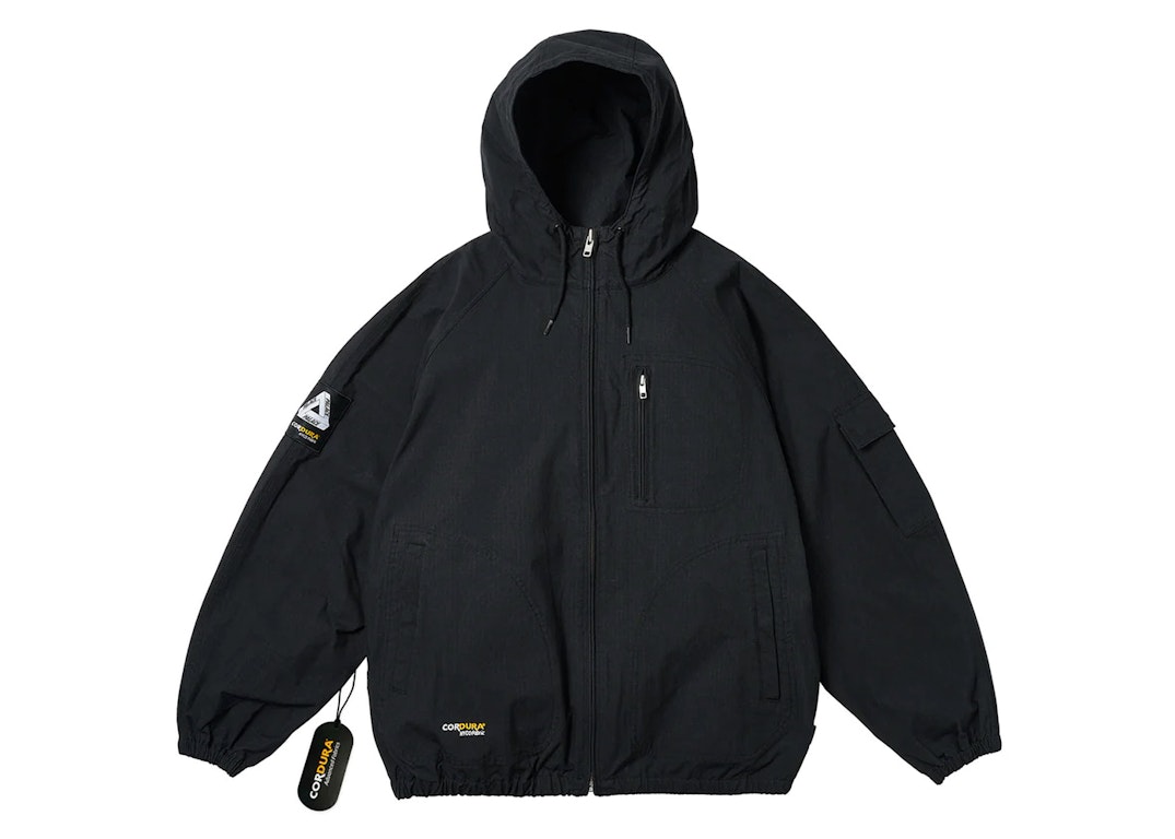Pre-owned Palace Cordura Nyco Rs Jacket Black