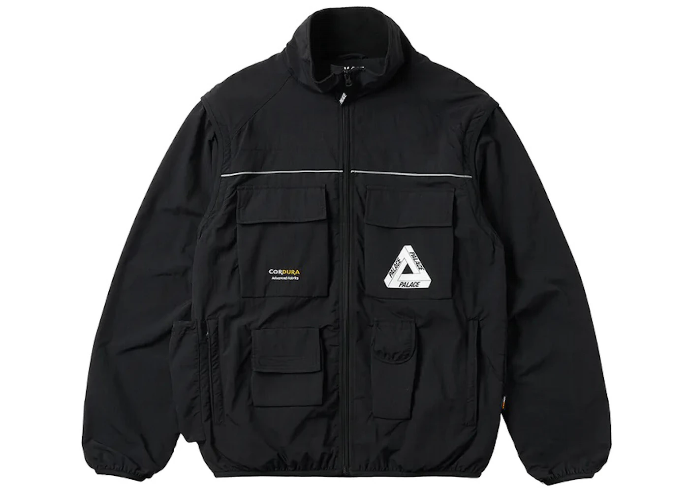 Palace Cordura RS Zip Off Jacket Black Men's - FW22 - US