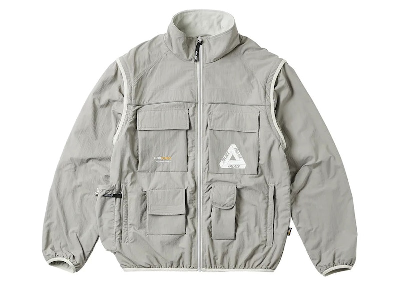 Palace Cordura RS Zip Off Jacket Grey Men's - FW22 - US