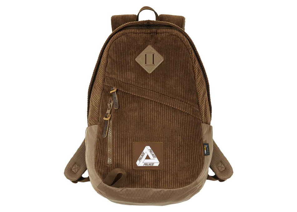 Palace Corduroy Backpack Brown