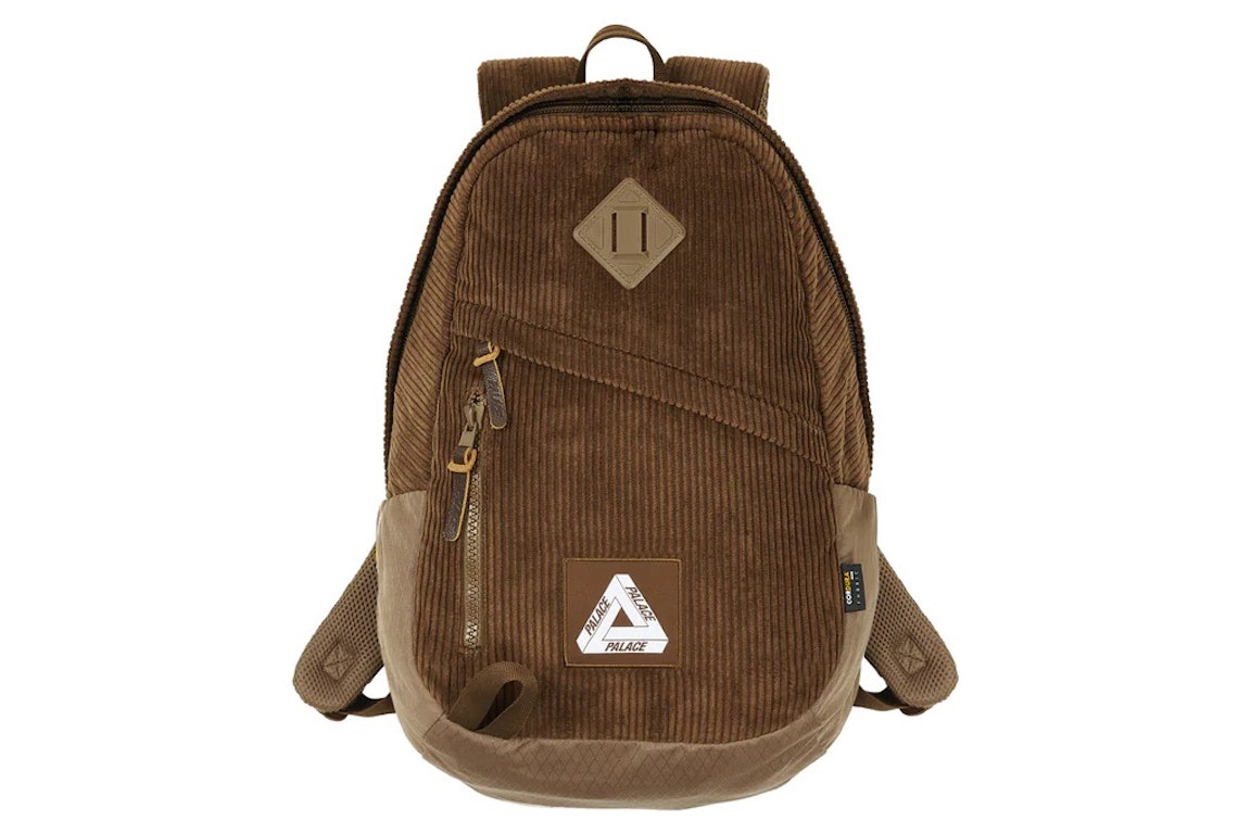 Pre-owned Palace Corduroy Backpack Brown