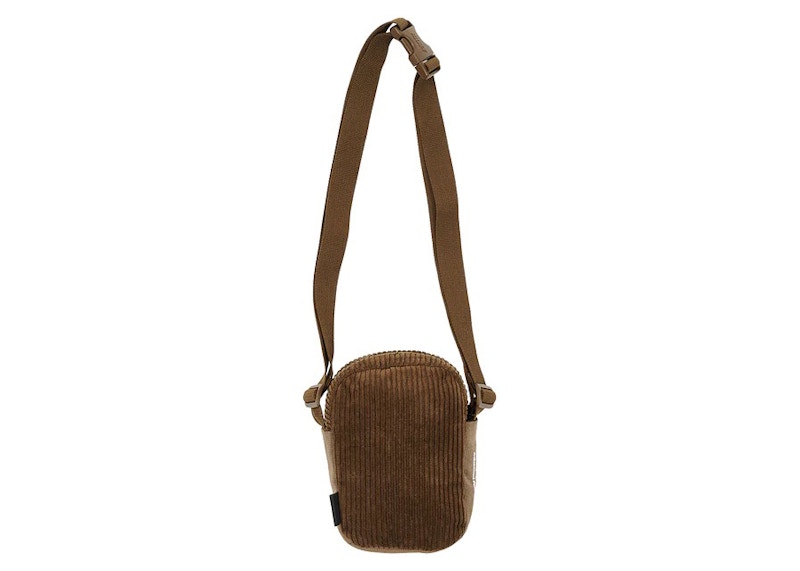 Palace Corduroy Shot Bag Brown - SS23 - CN