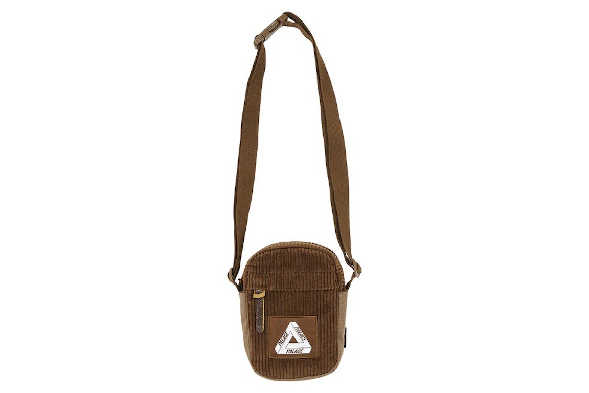 Pre-owned Palace Corduroy Shot Bag Brown