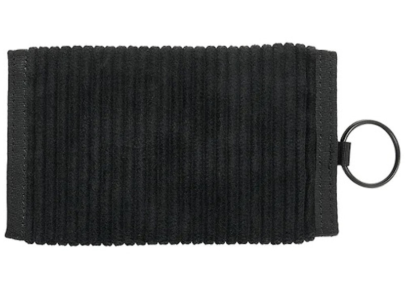 Palace Corduroy Tri Wallet Black