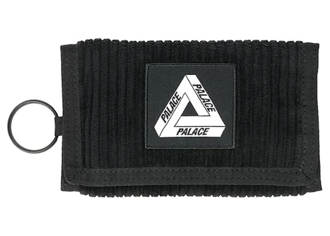 Pre-owned Palace Corduroy Tri Wallet Black