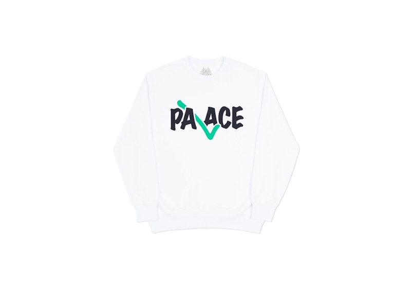 Palace Correct Crew White