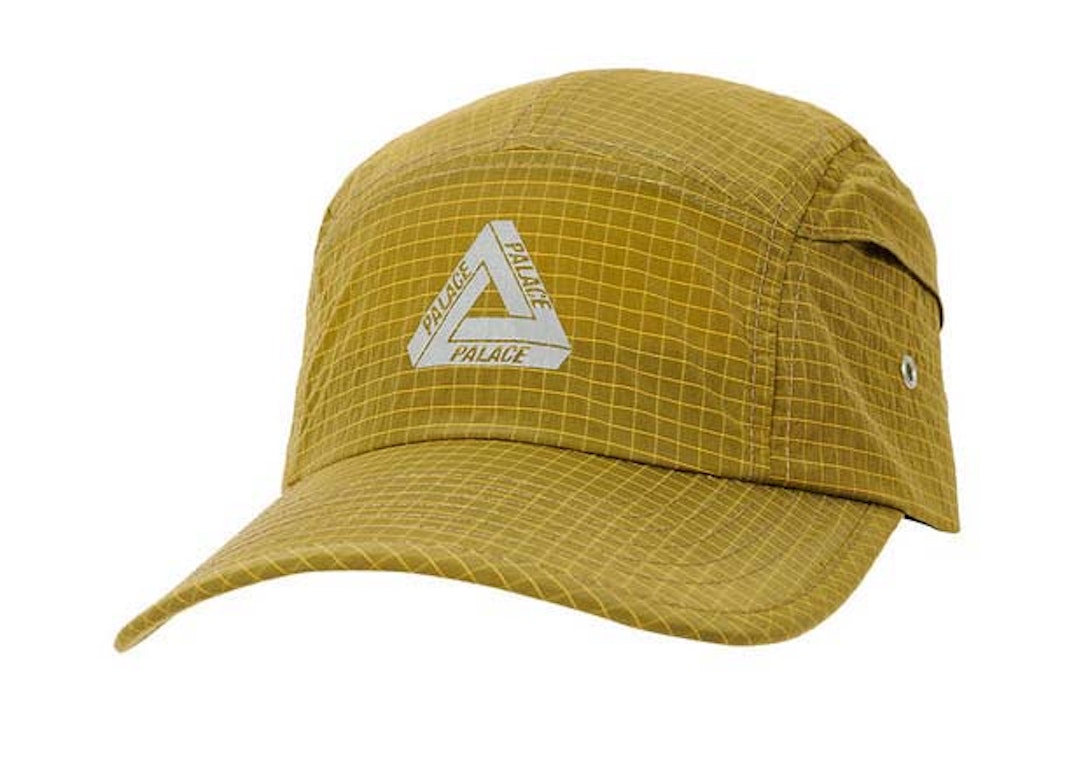 Pre-owned Palace Cripstop Grid 4g Cap Yellow