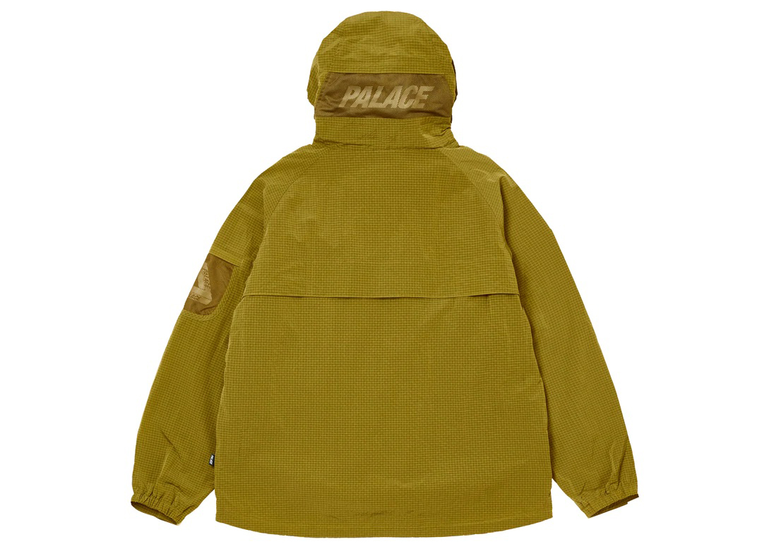 Palace Cripstop Grid Jacket Yellow Men's - SS22 - GB