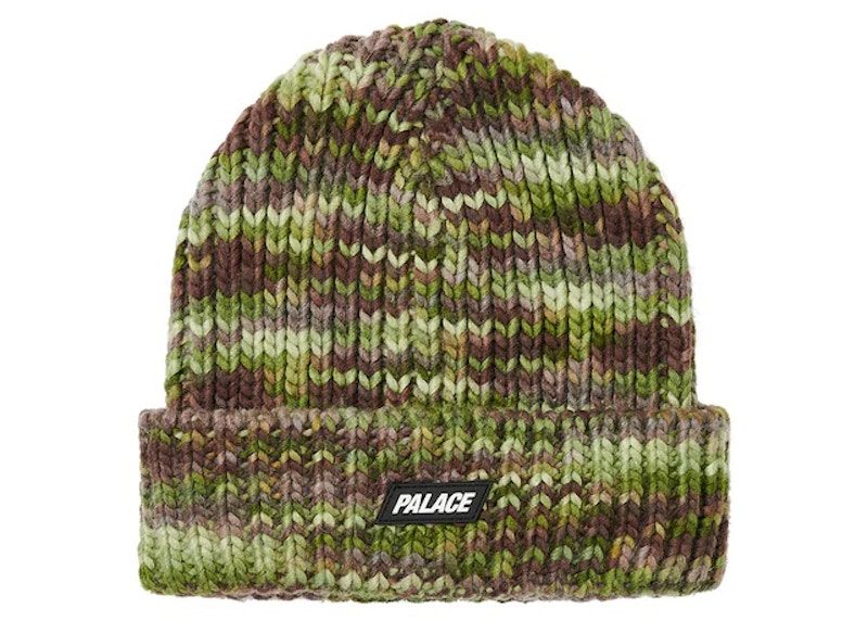 Palace Crochet Camo Beanie Woodland Camo