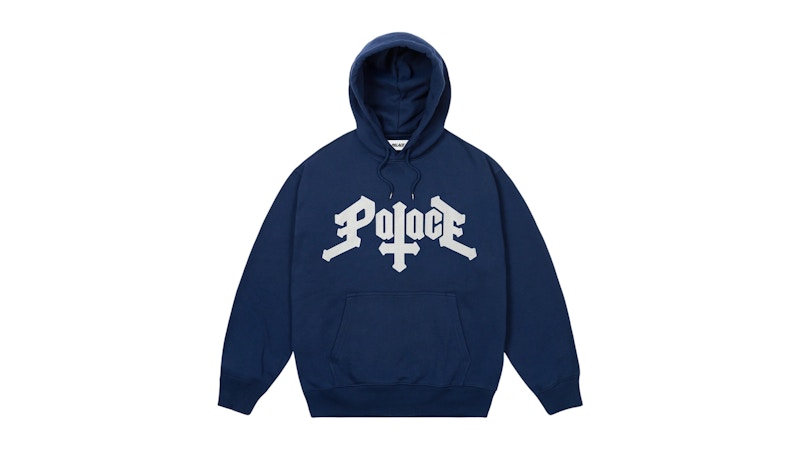 Palace Cross Hood Navy Men's - FW25 - US