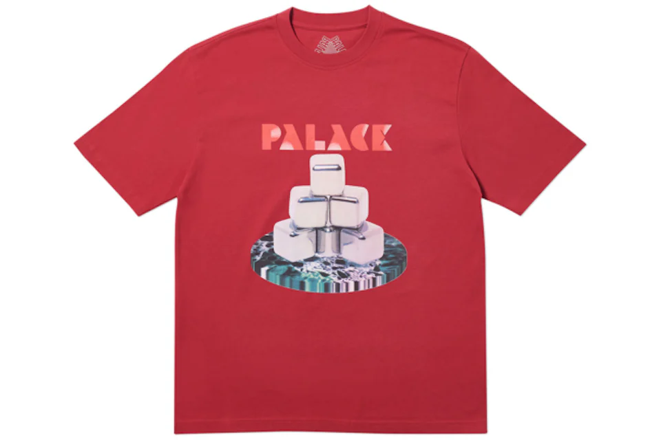 Palace Cubes T-Shirt Dark Red