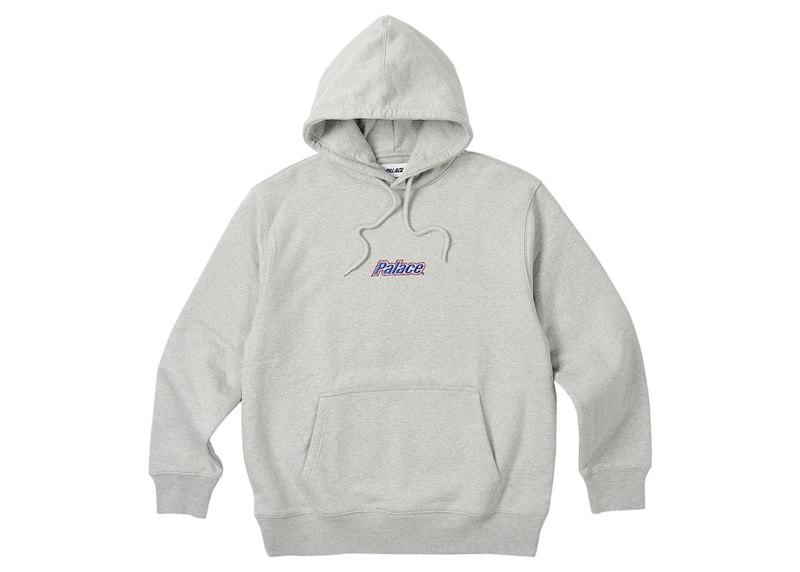 BASICALLY A ZIP HOOD GREY MARL