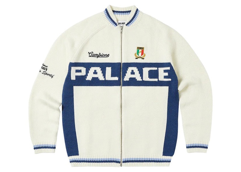 Palace Harlequin Knit White