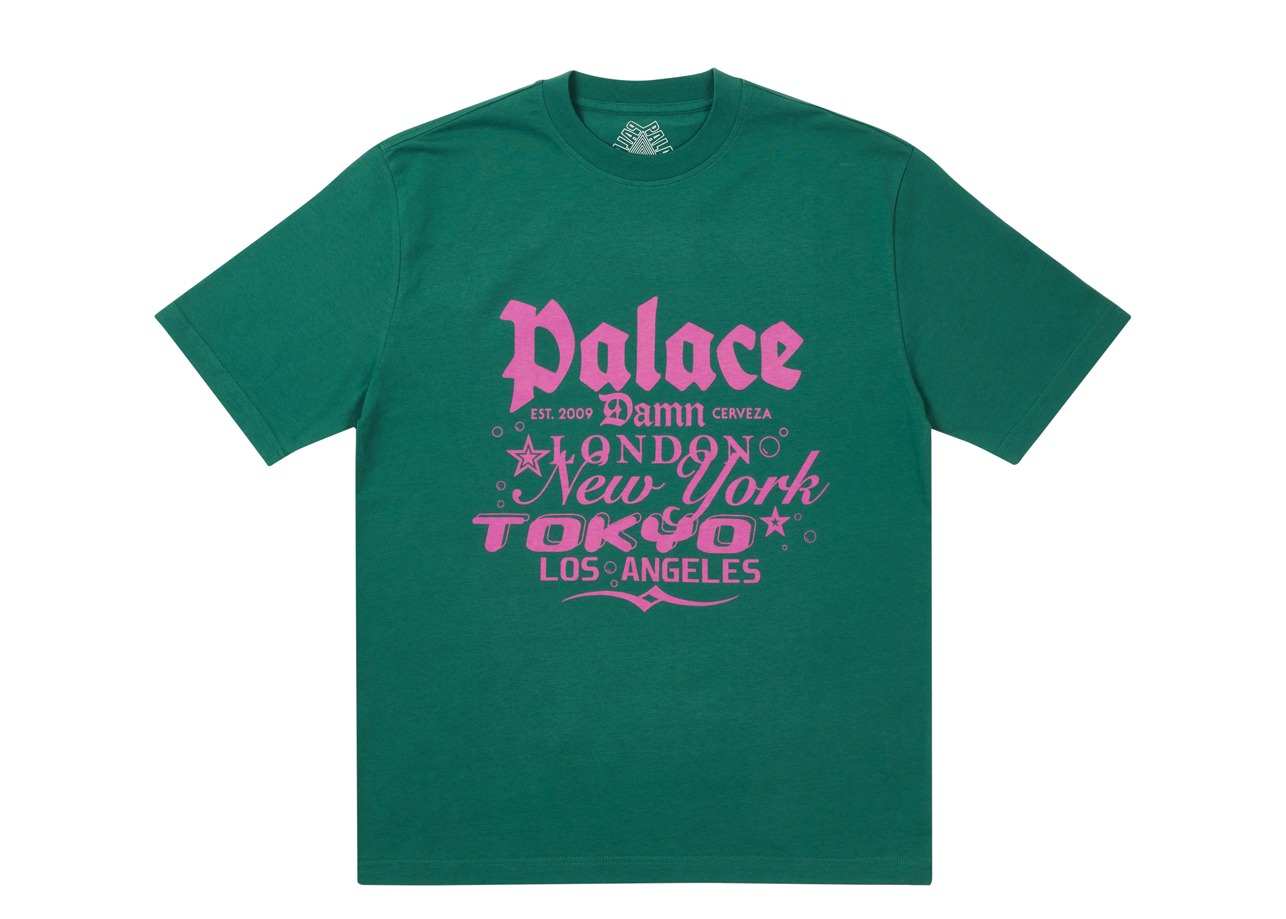 Palace Damb T-shirt Green - SS21 - US