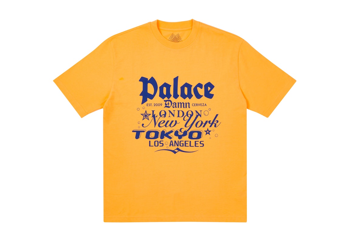 Pre-owned Palace Damb T-shirt Orange