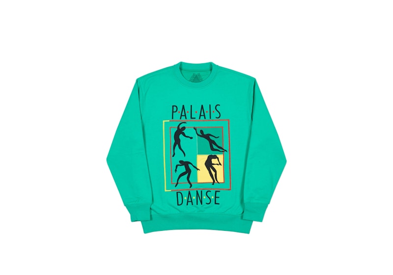 Palace Dif Strokes Crew Blue Men's - FW18 - US